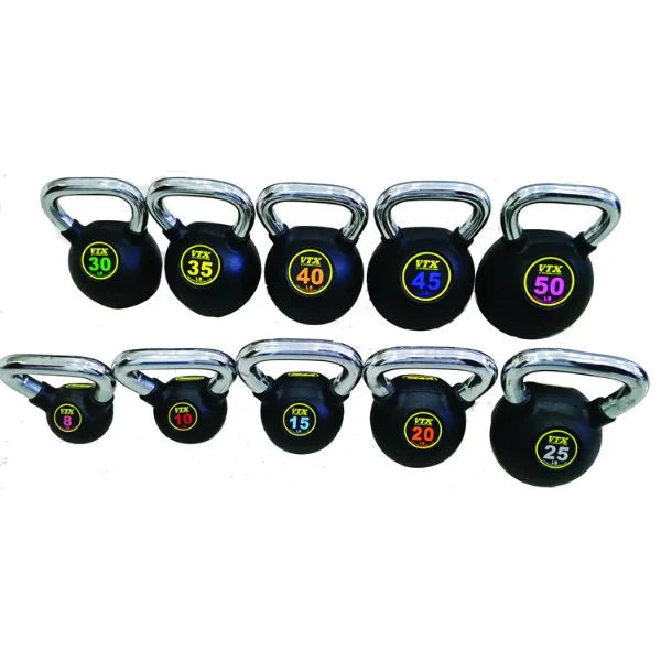 VTX Club Kettlebell Rack with 9 Kettlebells - CLUBPAC-CKB9