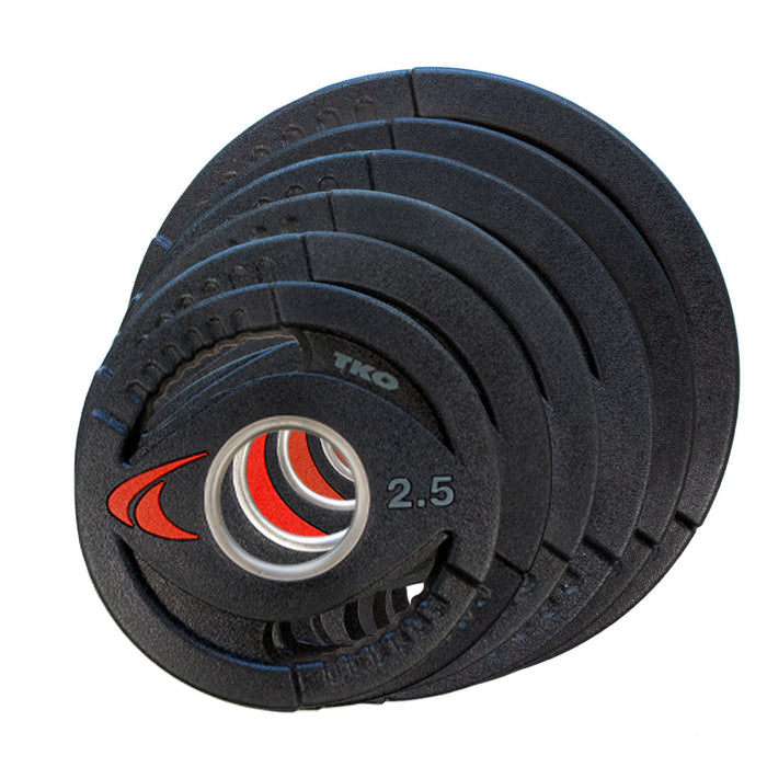TKO Strength Signature Olympic Urethane Grip Plates - 803OU