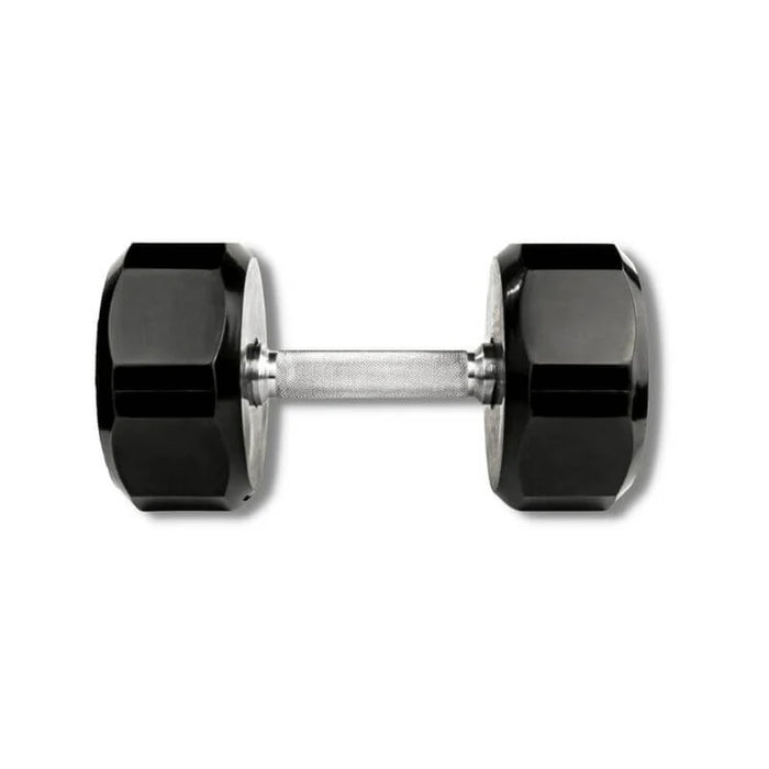 TROY (5-75lbs) Rubber Encased Dumbbell Set with Vertical Storage Rack - VERTPAC-TSDR75