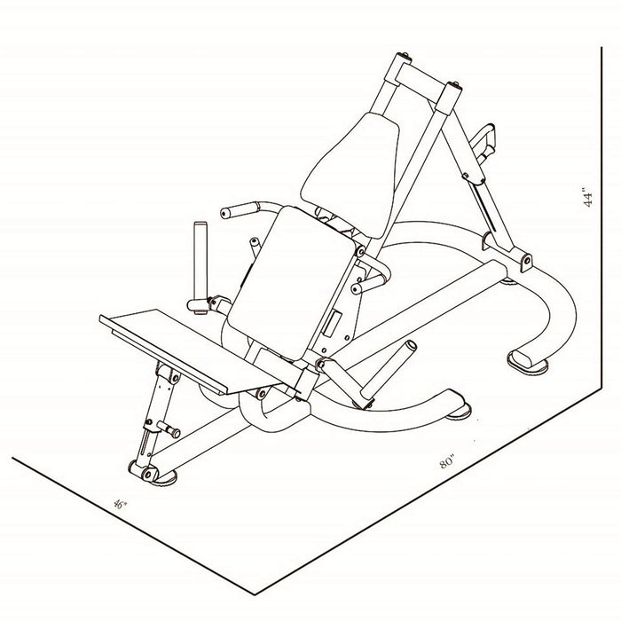 BodyKore CF8131 Glute Press Hip Thrust Combo