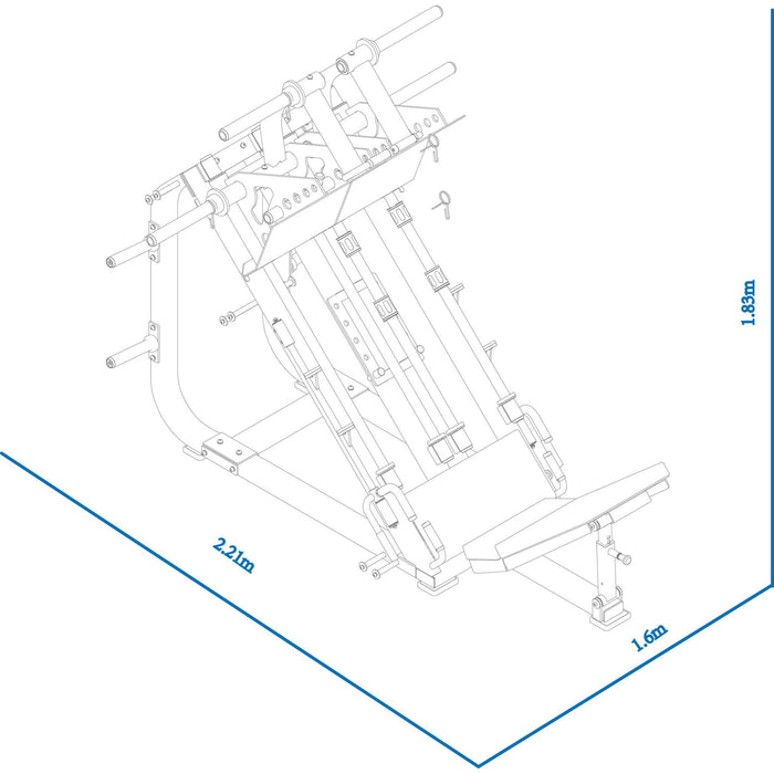 BodyKore FL1801 Isolateral Leg Press Machine