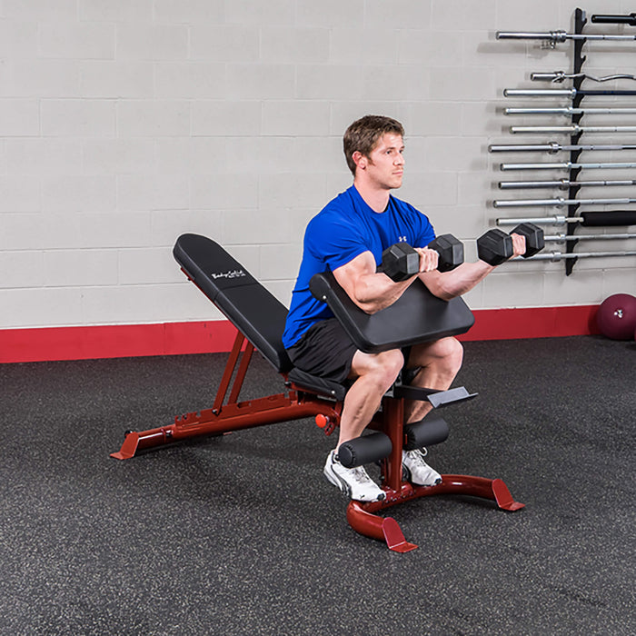 Body Solid GFID100B Leverage Flat Incline Decline Bench