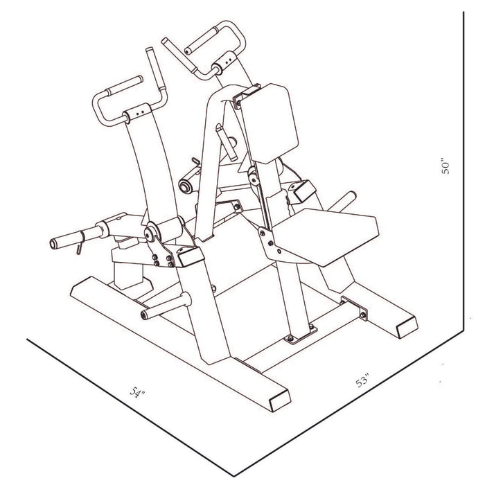Bodykore Stacked Series Seated Row GR802