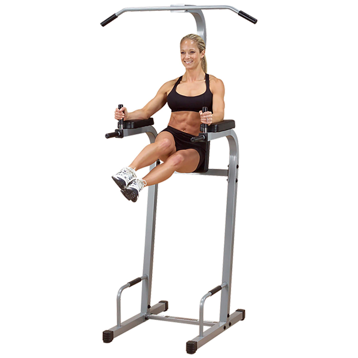 Body Solid Powerline PVKC83X Vertical Knee Raise Chin Dip — GymsHQ