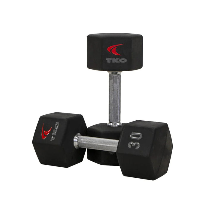 TKO 10 Pair Vertical Dumbbell Rack Set 5-50 Lb. 10 Pairs