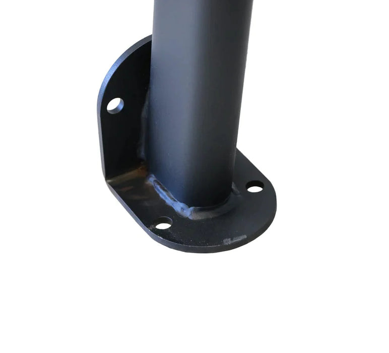 TKO Rubber Fixed Curl and Straight Barbell Set w/ 5 Bar Barbell Rack