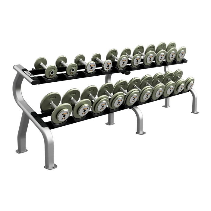 Troy Pro-Style Iron Dumbbells with Straight Handle With Chrome Endcaps - HFD