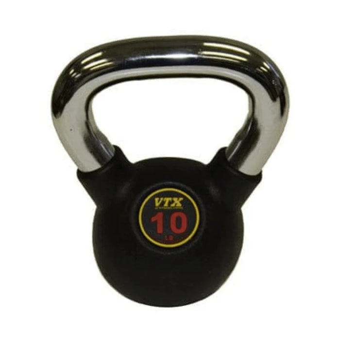 VTX Rubber Kettlebells 8-50lb Set (10 Kettlebells) - CKB-8-50