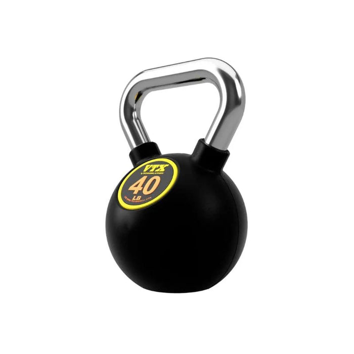 VTX Rubber Kettlebells 8-50lb Set (10 Kettlebells) - CKB-8-50